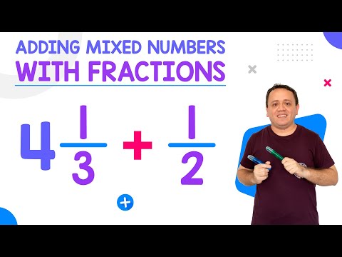 Adding mixed numbers with fractions - Hugemath
